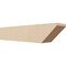 Ekena Millwork 4in. W x 4in. H x 20in. L Concord Woodgrain TimberThane Rafter Tail, Primed Tan RFTUR04X04X20CONRCPR - alternate 1